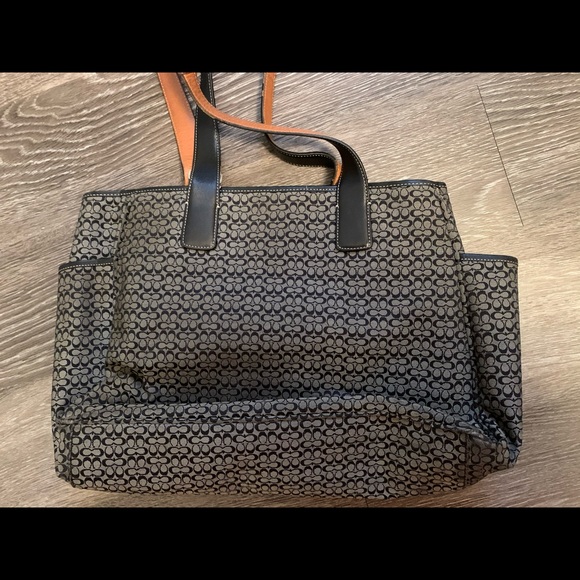 Coach baby bag